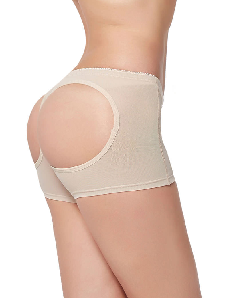 Everbellus Womens Butt Lifter Enhancer Tummy Control Boy Shorts Shaper Panty