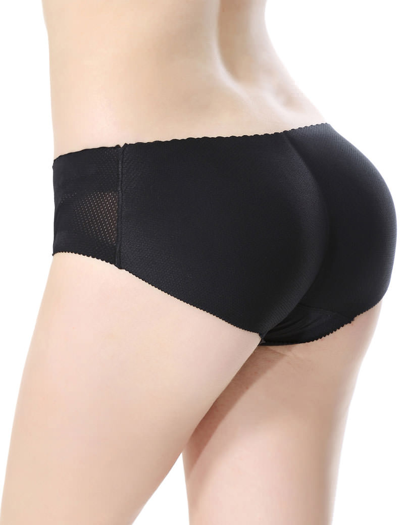 Everbellus Women's Padded Seamless Butt Hip Enhancer Panties Boy Shorts