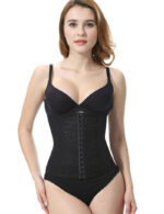 Everbellus Lace Waist Trainer Cincher 3 Hooks for Women B1