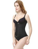 Everbellus Lace Waist Trainer Cincher 3 Hooks for Women B2