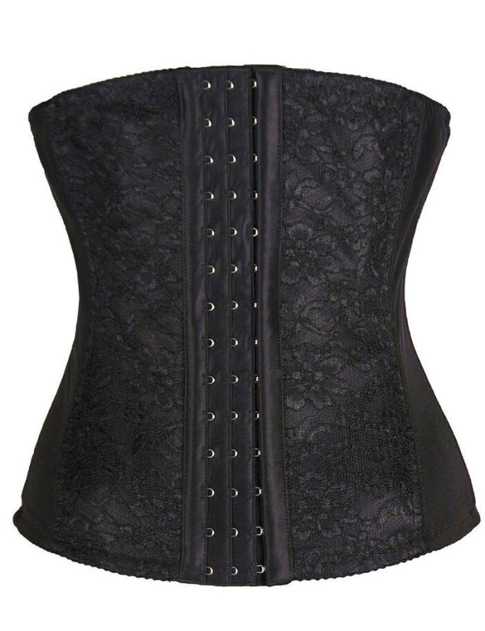 Everbellus Lace Waist Trainer Cincher 3 Hooks for Women B4