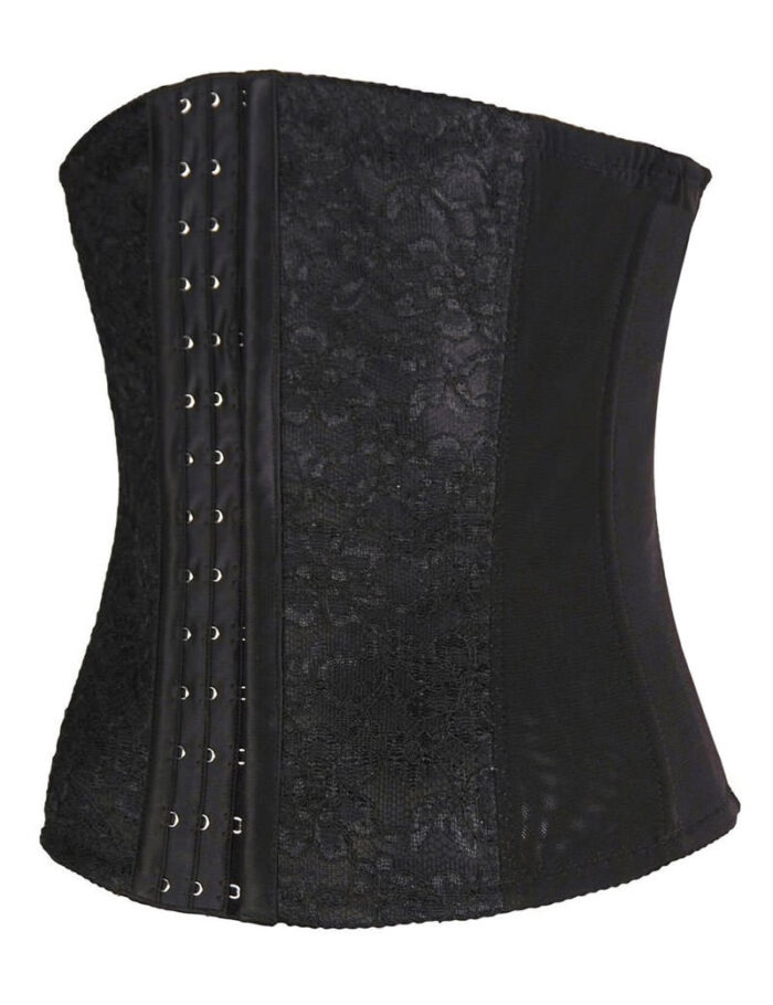Everbellus Lace Waist Trainer Cincher 3 Hooks for Women B5