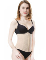 Everbellus Lace Waist Trainer Cincher 3 Hooks for Women W2