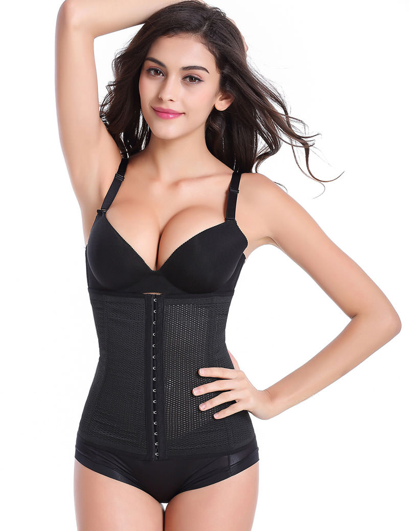 Buy Women's Waist Trainer Cincher Latex Underbust Corset