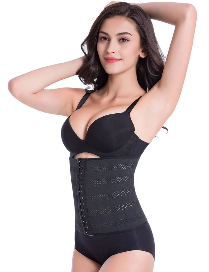 Everbellus Womens Breathable Elastic Corset Waist Trainer Cincher Belt Shapewear B3