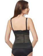 Everbellus Womens Breathable Latex Corset Steel Bone Training Waist Cincher B3