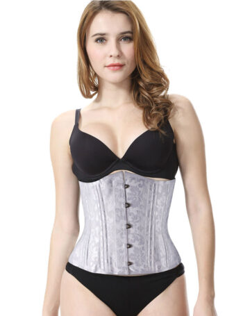 Everbellus Womens 26 Steel Boned Heavy Duty Waist Trainer Corset for Weight Loss 2W1