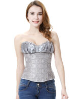 Everbellus Womens Princess Creamy Lvory Renaissance Overbust Corset Top G1