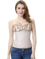 Everbellus Womens Princess Creamy Lvory Renaissance Overbust Corset Top I1