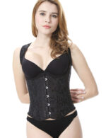Everbellus Women Classic Patterns Underbust Corset Vest Cincher Shaper B1 1