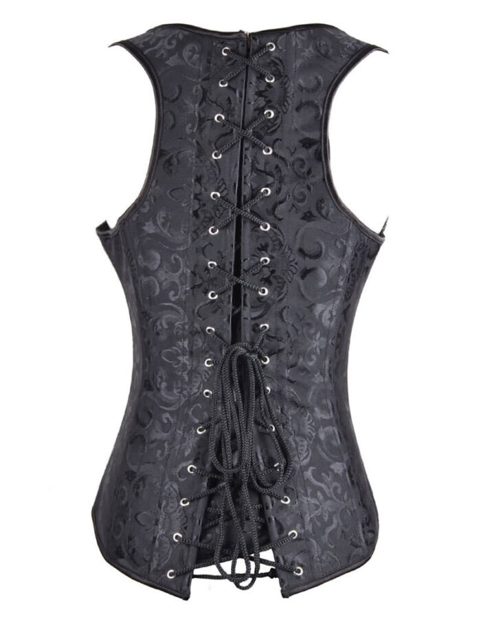 Everbellus Women Classic Patterns Underbust Corset Vest Cincher Shaper B6