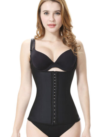 Everbellus Sweetheart Overbust Satin Lace Boned Corset Bustier